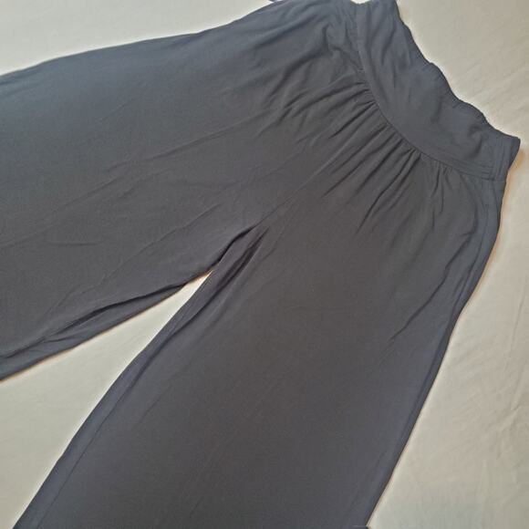 Maeve Anthropologie Women's Size XS Jersey Knit Wide Leg Pants Black - Picture 1 of 9